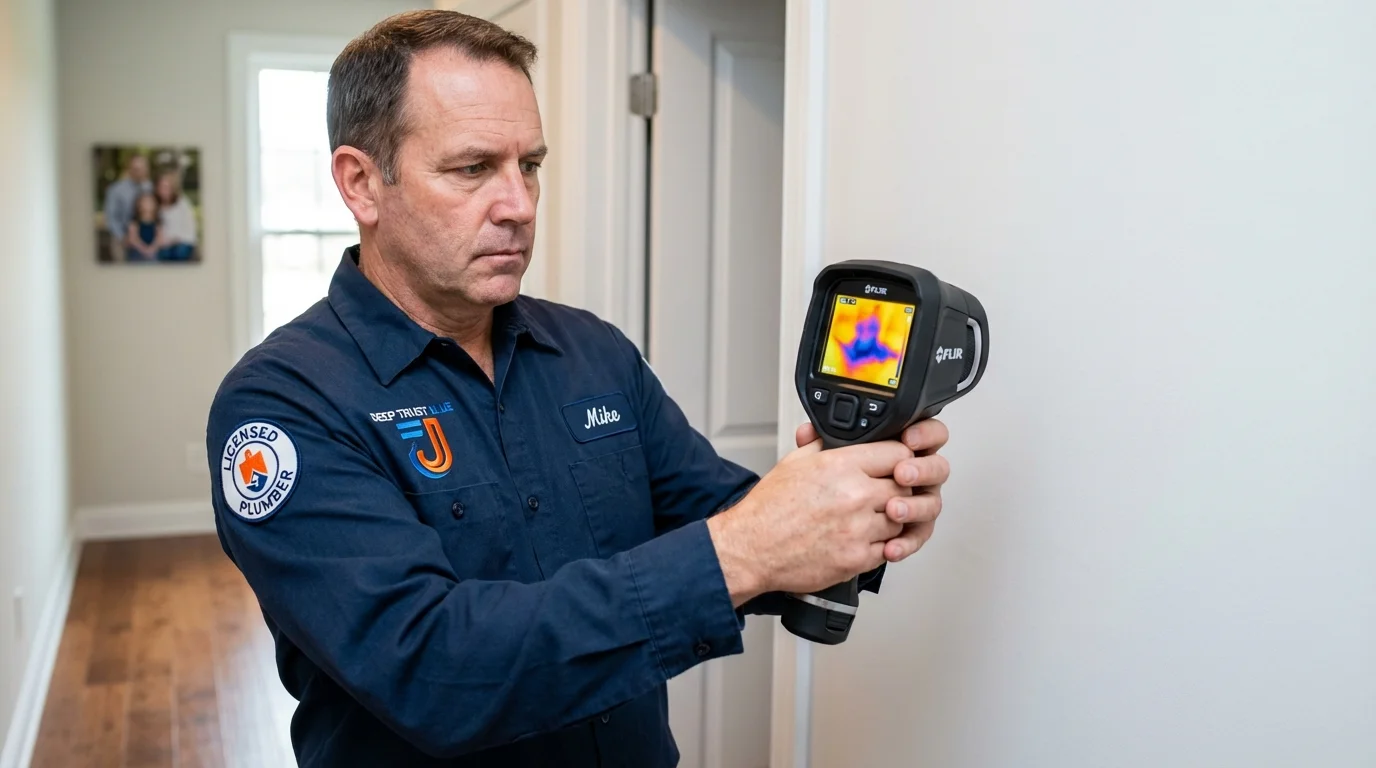 Thermal imaging leak detection by Johns Plumbing LLC in Fort Washington